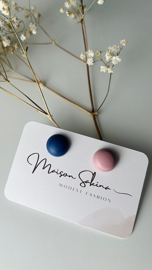 Aimants Hijab Rose & Bleu