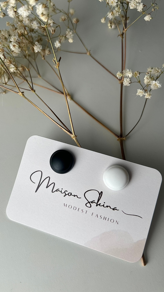 Aimants Hijab Noir & Blanc