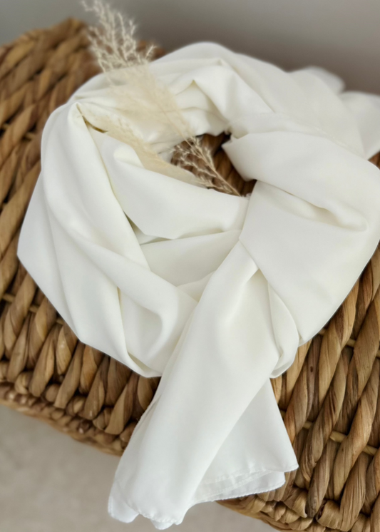 Hijab Soie de Médine (blanc)